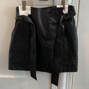 Sezane Leather Skirt - New with Tags